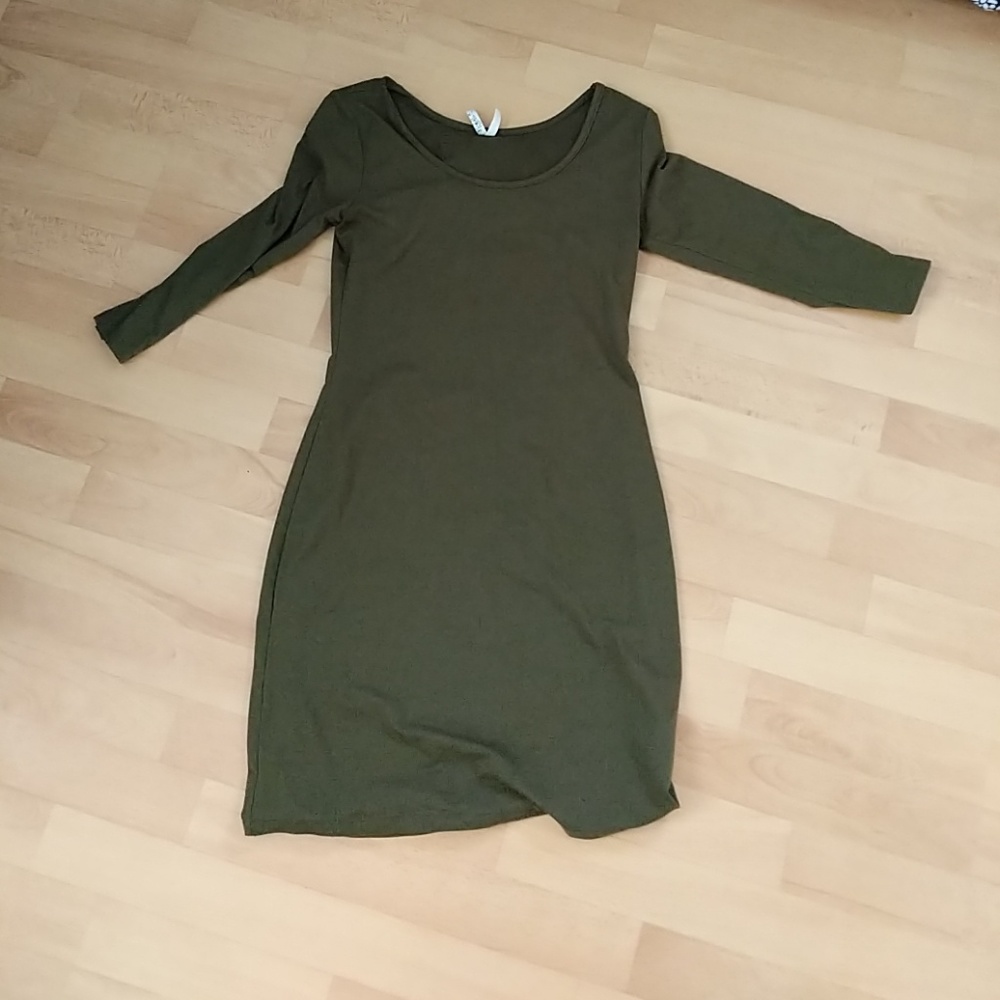 Hunter green dress